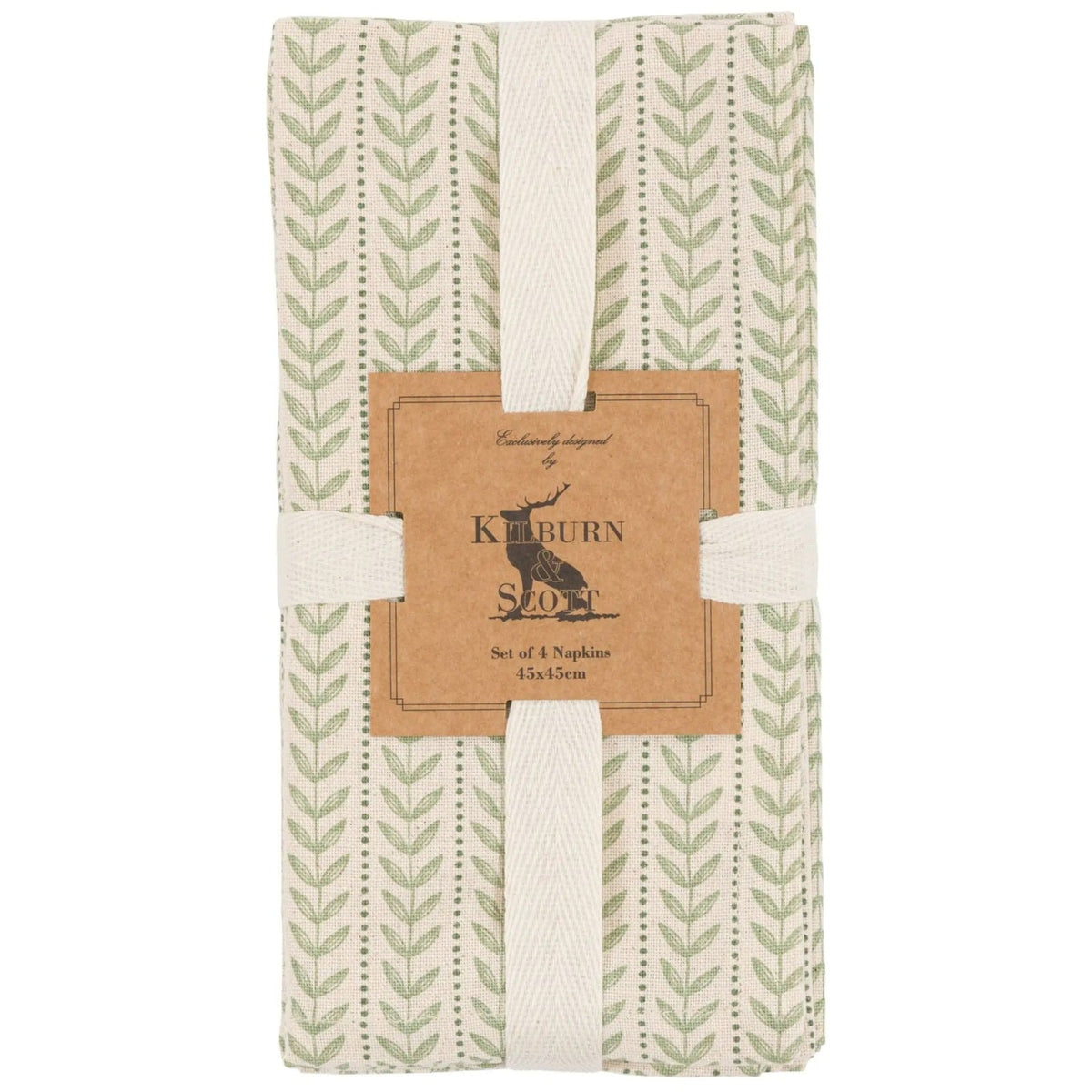 Arbor Leaf Napkins in Natural, Set of 4