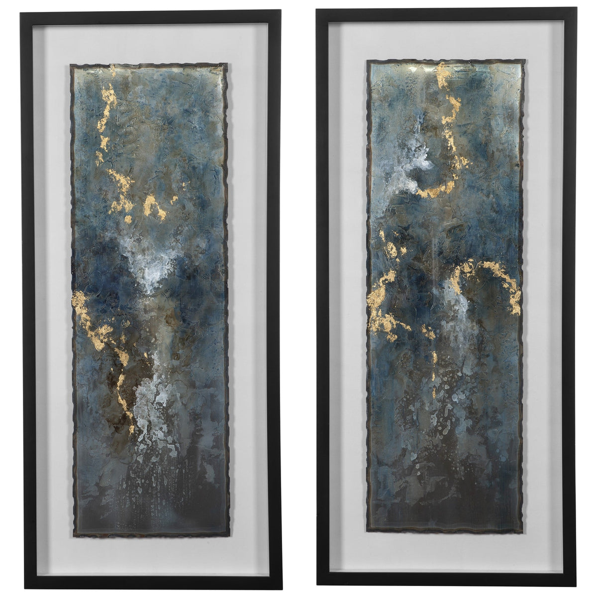 Glimmering Agate Abstract Prints