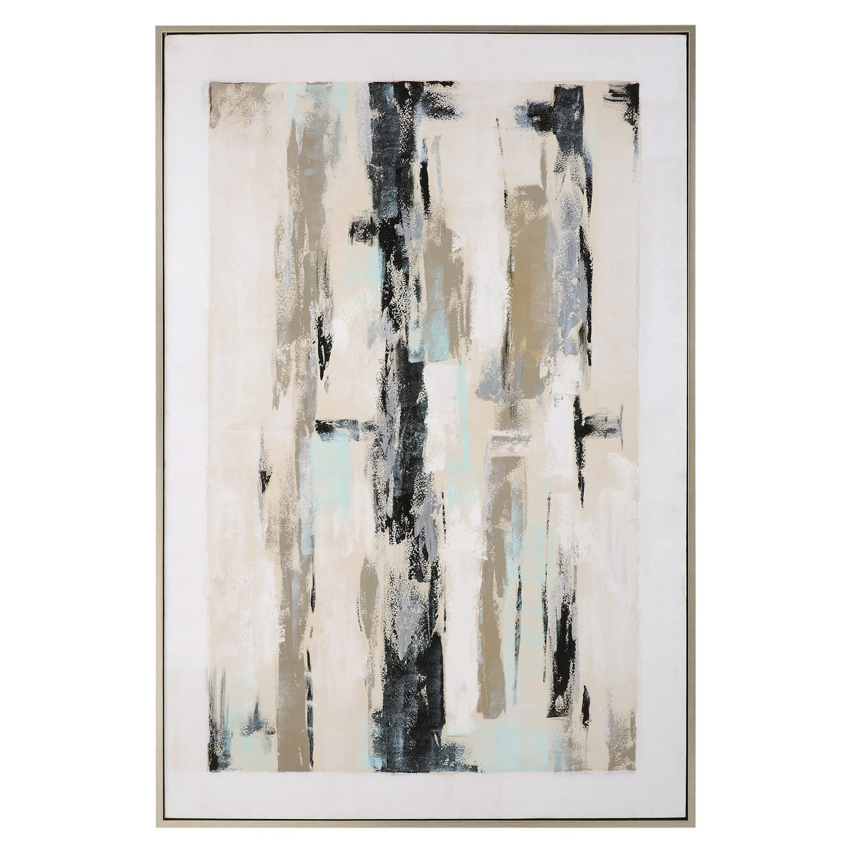 Placidity Hand Painted Abstract Art