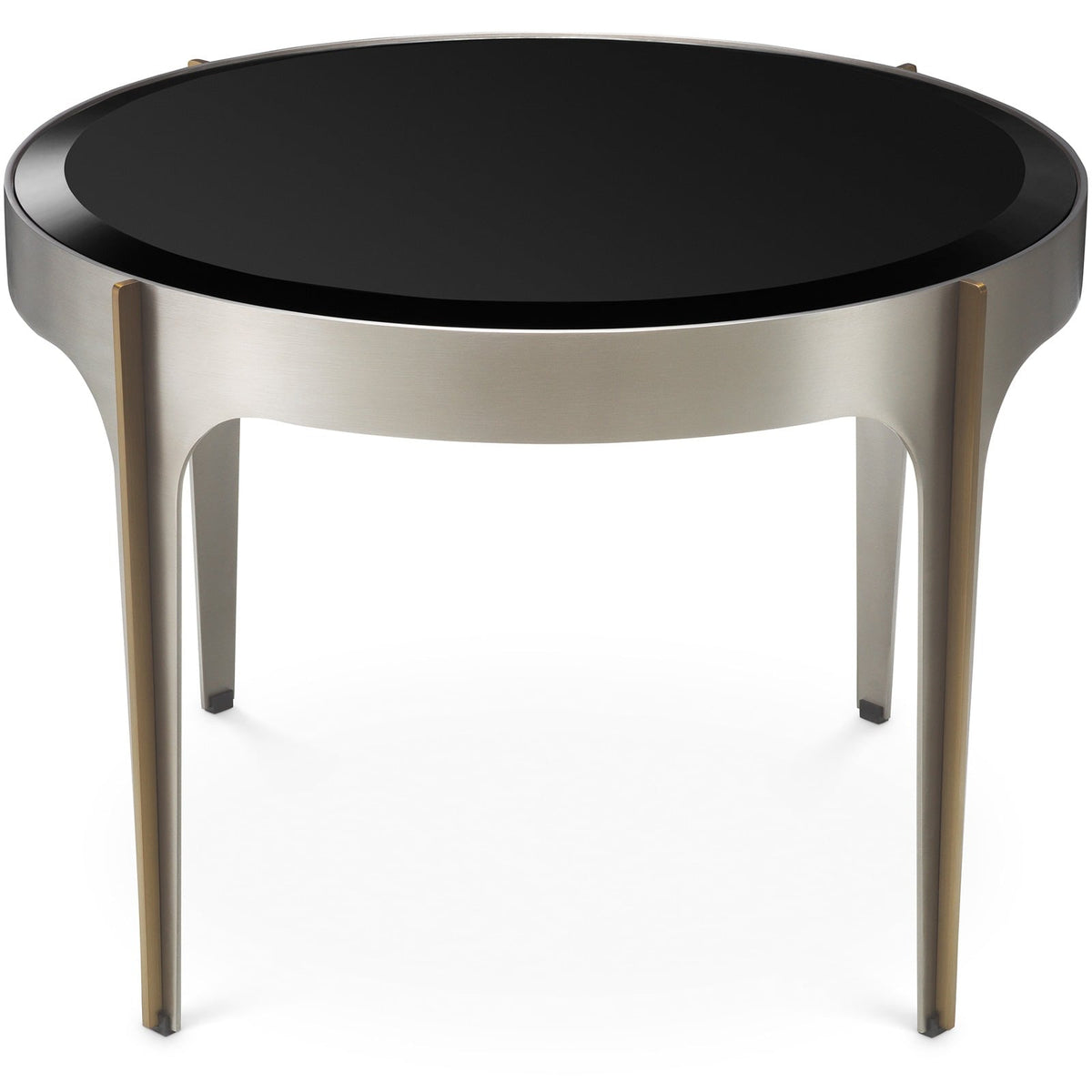 Artemisa Side Table in Brushed Steel
