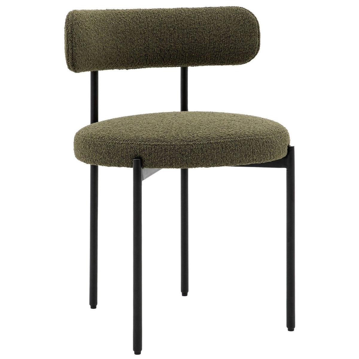 Avey Dining Chair in Green - Set of 2