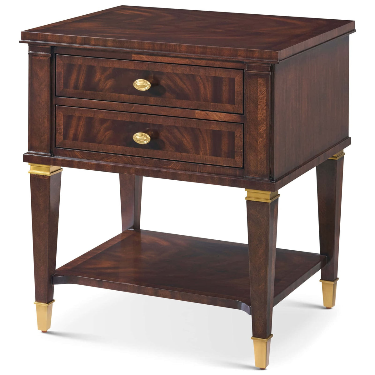 Salinger Bedside Table in Dark
