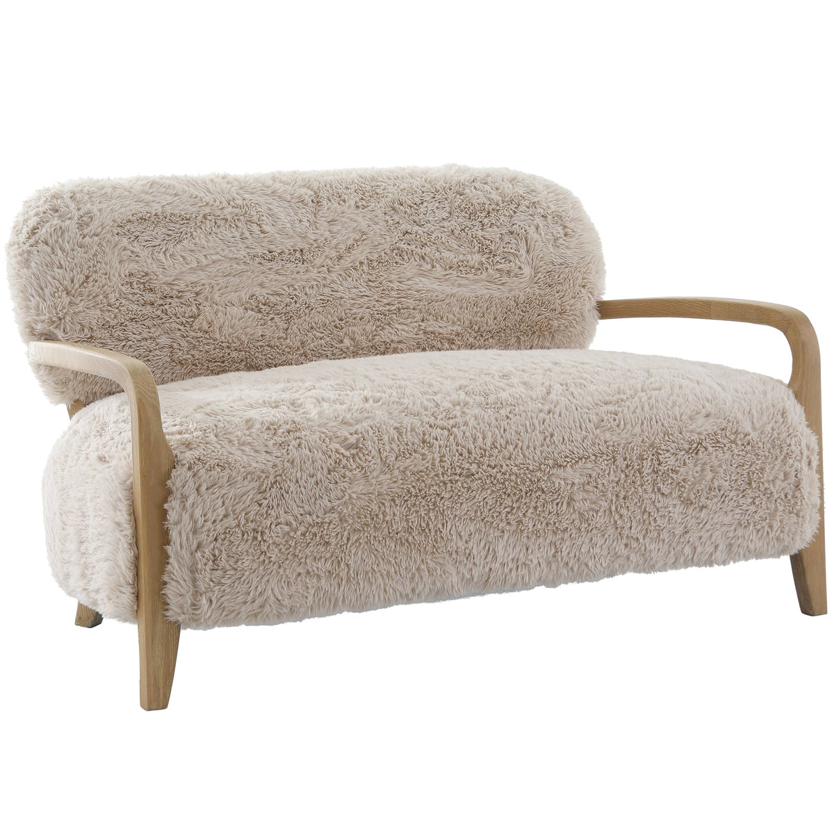 Baaarb Sofa in Faux Sheepskin