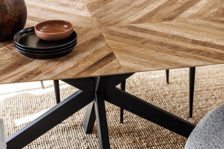 Camden Chevron Dining Table - 240cm