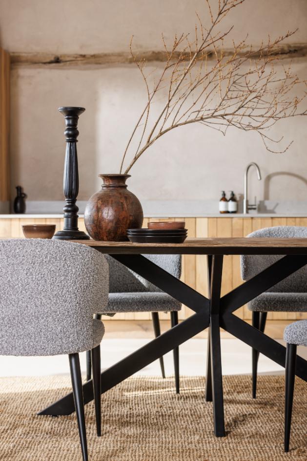 Camden Chevron Dining Table - 240cm