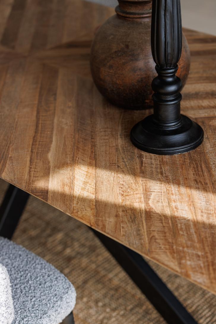 Camden Chevron Dining Table - 240cm