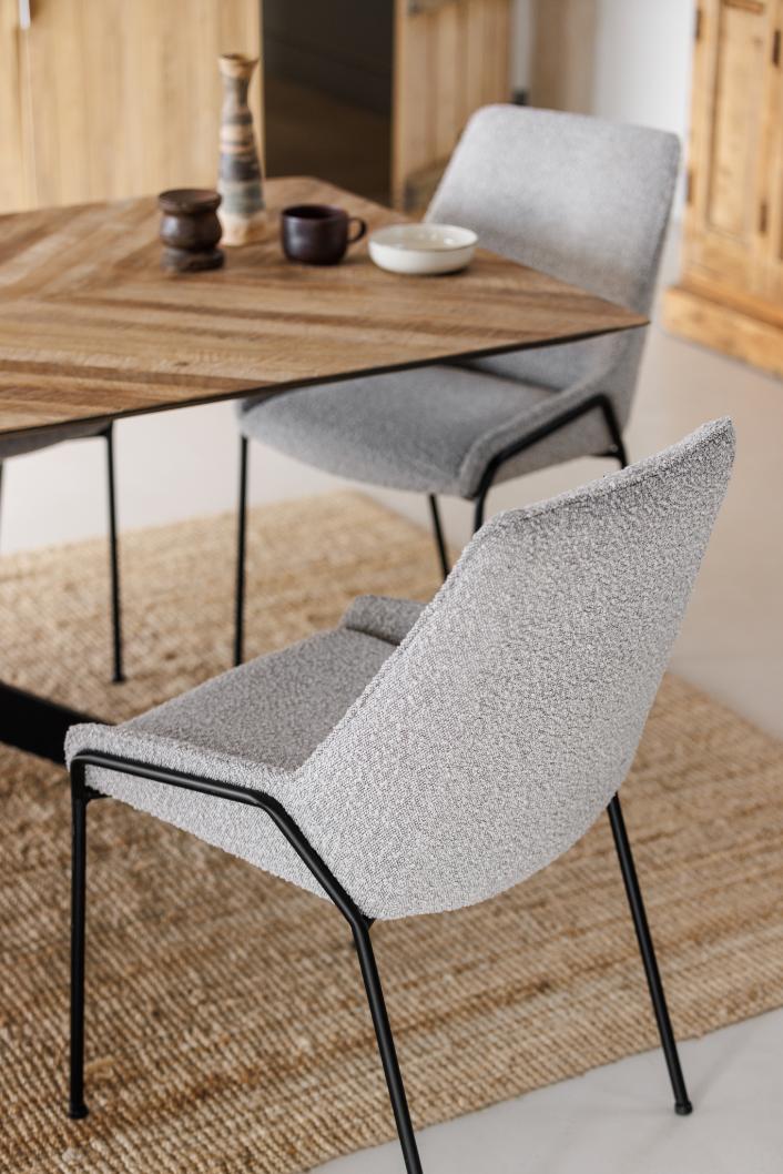 Camden Chevron Dining Table - 240cm