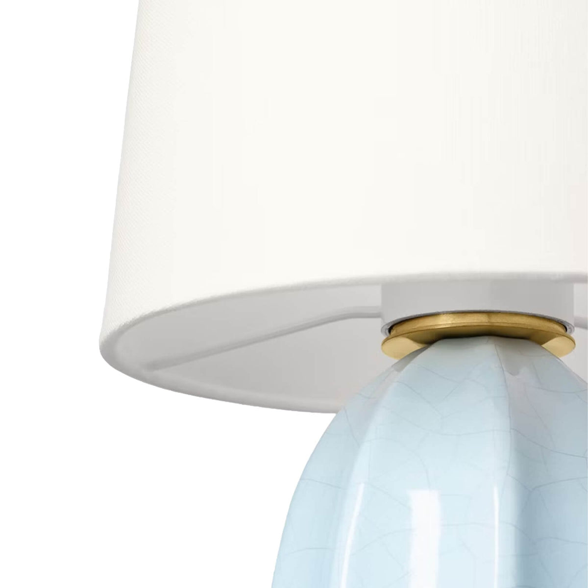 Melanie 12" Cordless Accent Lamp in Crackled Moonseed