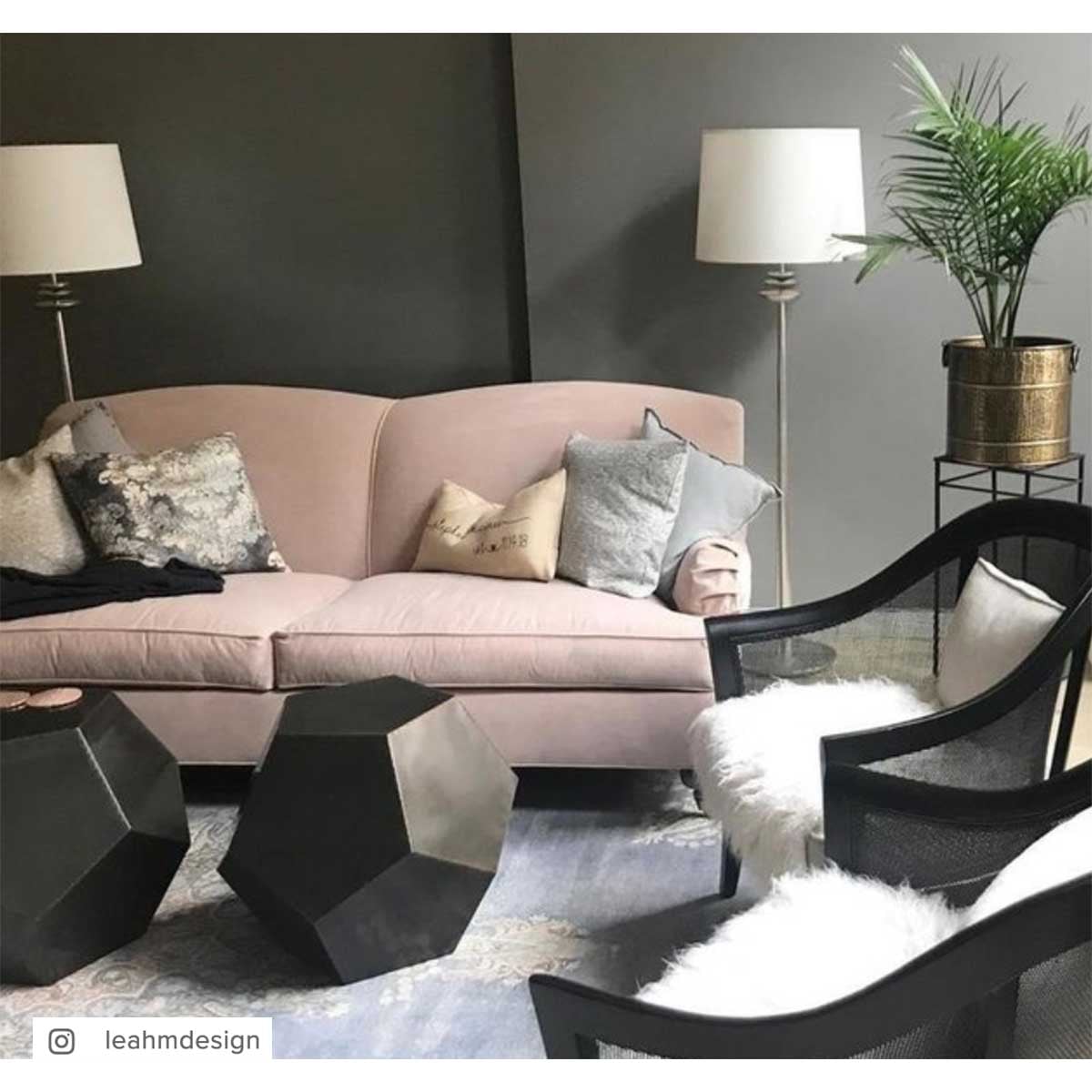 Beaumont Floor Lamp in Burnished Silver Leaf with Linen Shade