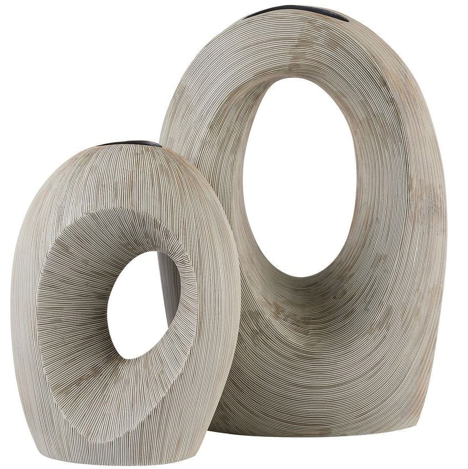 Dual Portals Vases - Set of 2