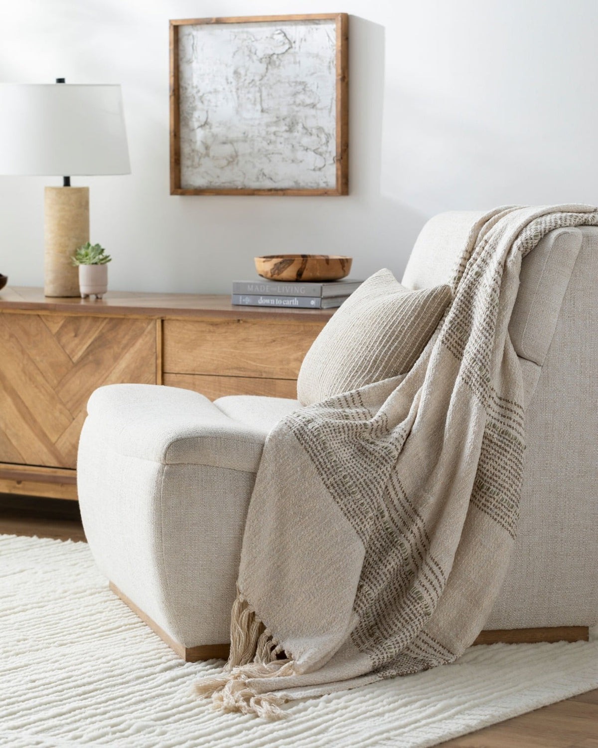 Prolo Woven Throw 152 x 127 cm