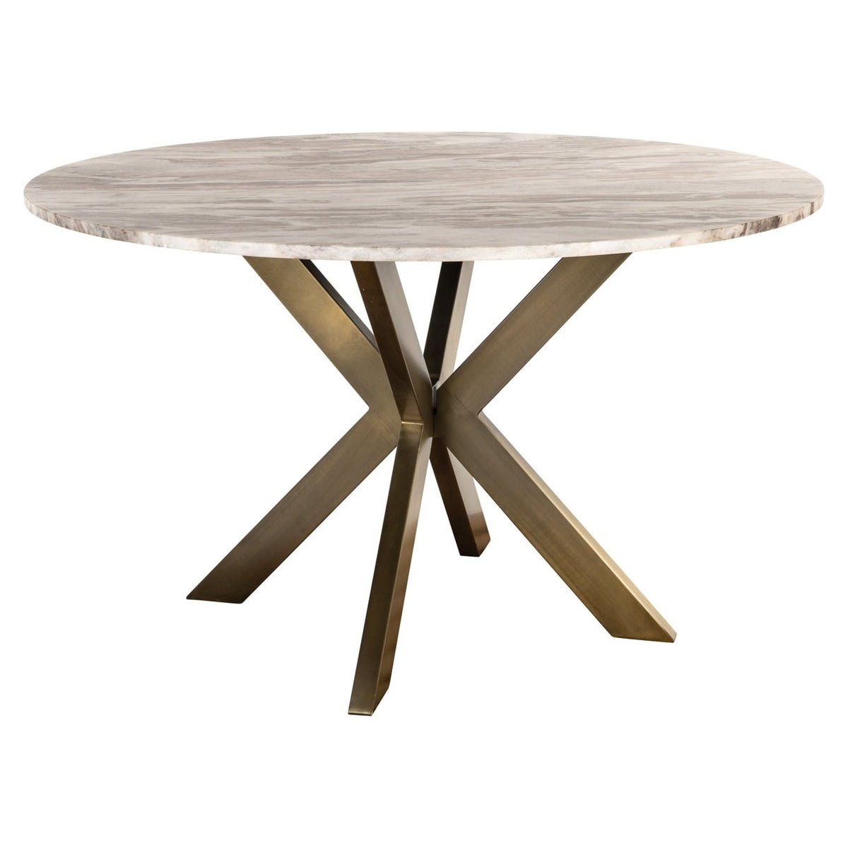 Bottega Round Dining Table in Blush Beige - 140cm