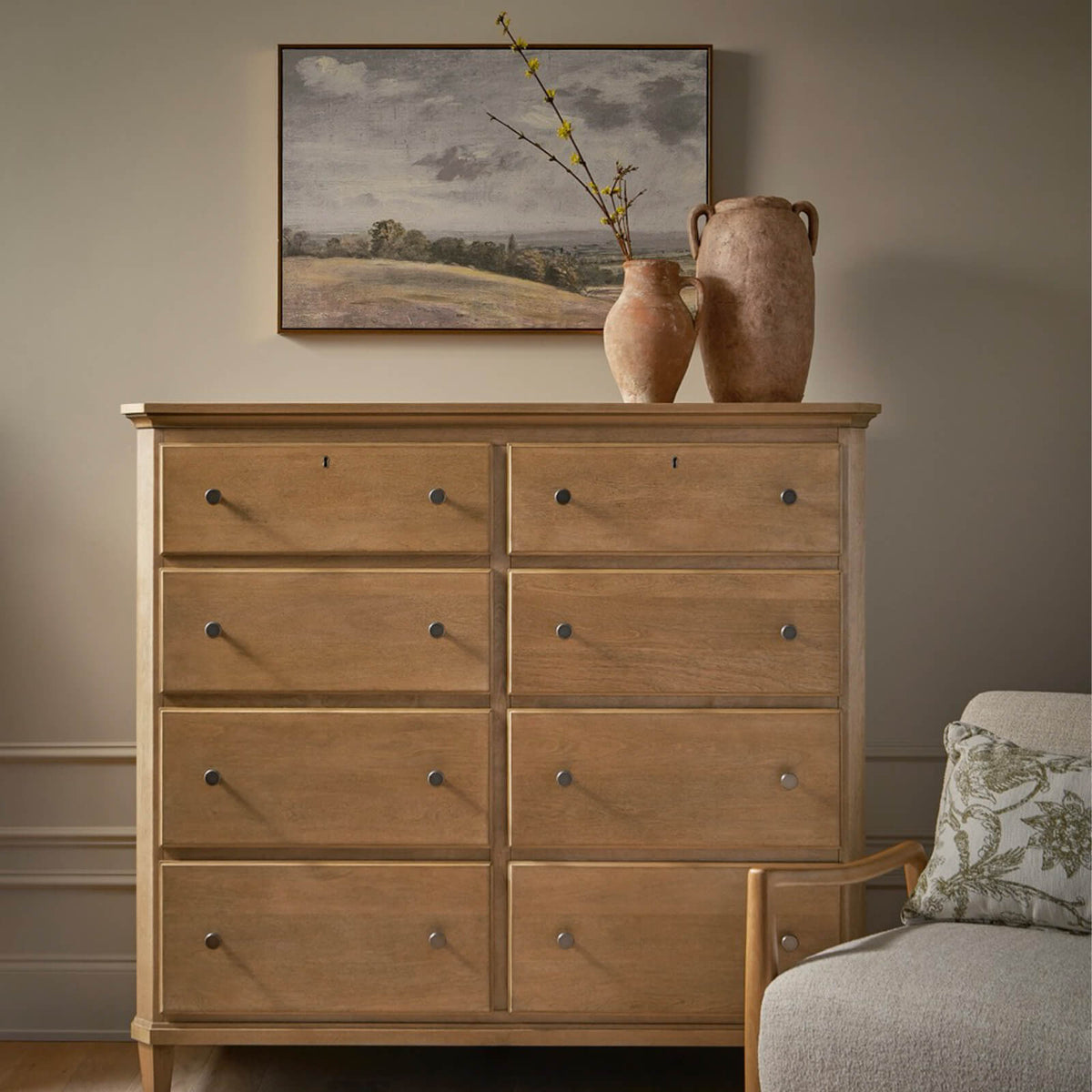 Brindle 8-Drawer Chest of Drawers