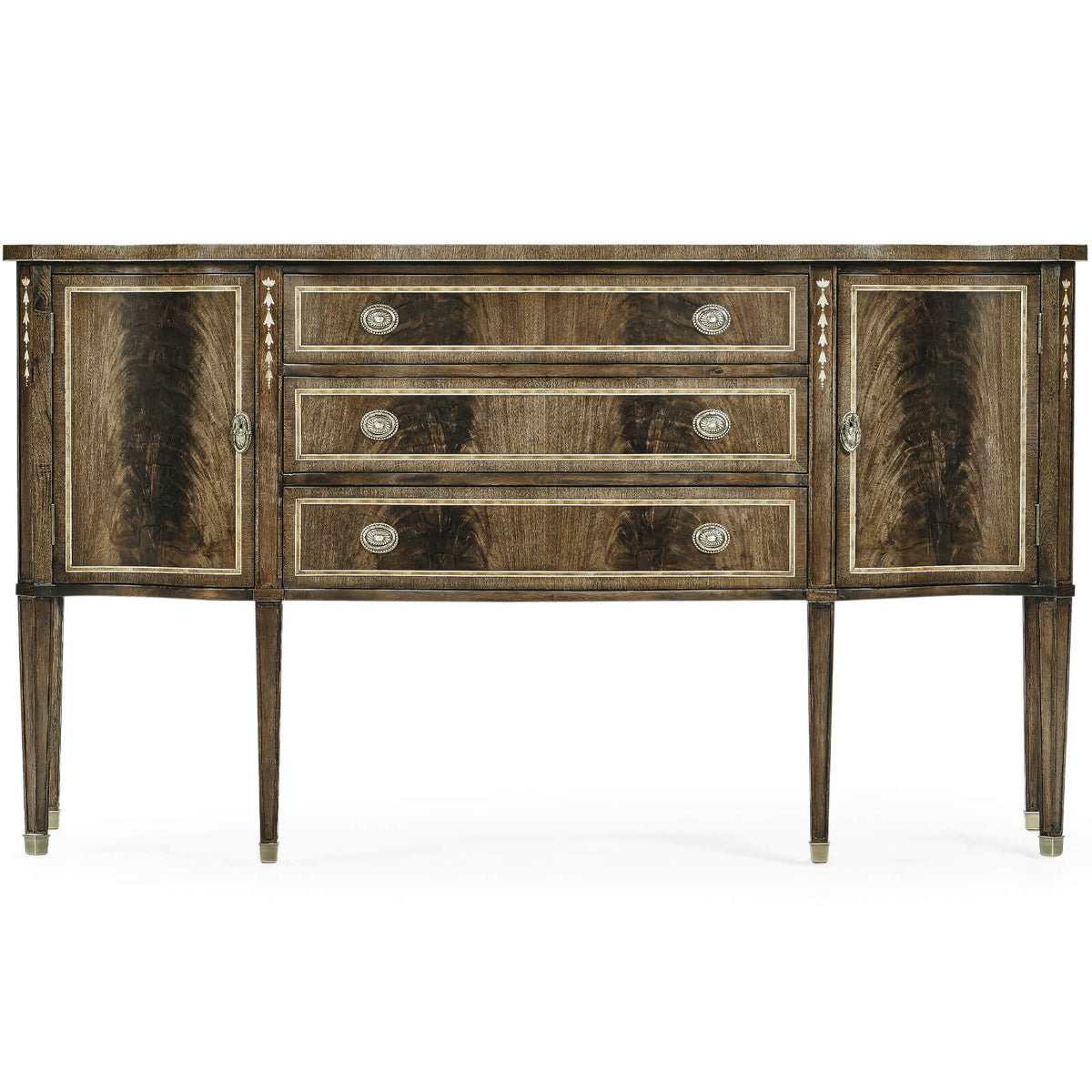 Buckingham Bleached Mahogany Breakfront Sideboard
