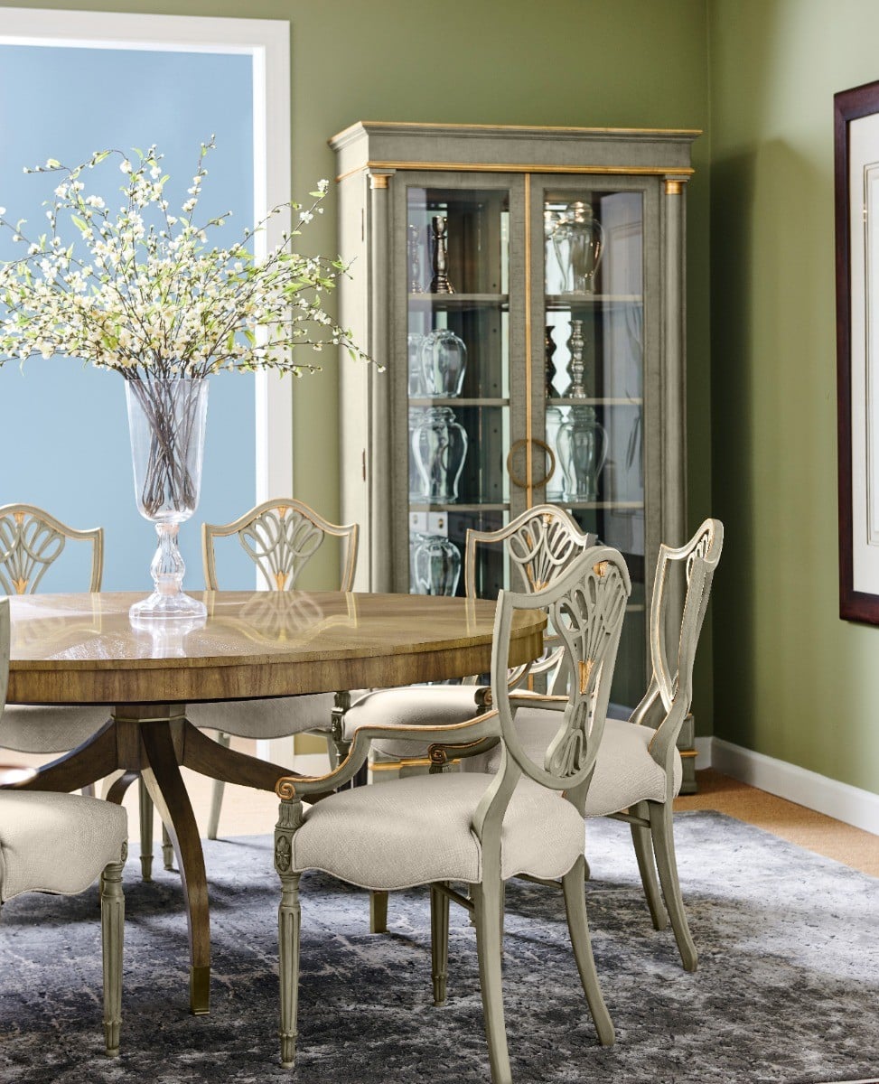 Round Dining Table in Bleached Walnut - 183cm