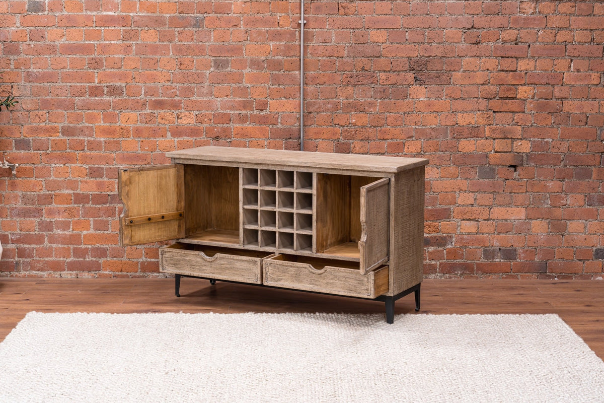 Canyon Sideboard With Wine Rack