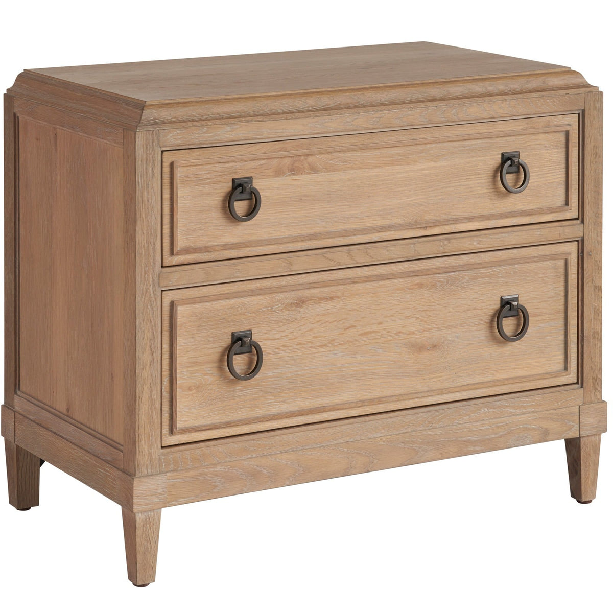 Canyon Wide Two Drawer Bedside Table