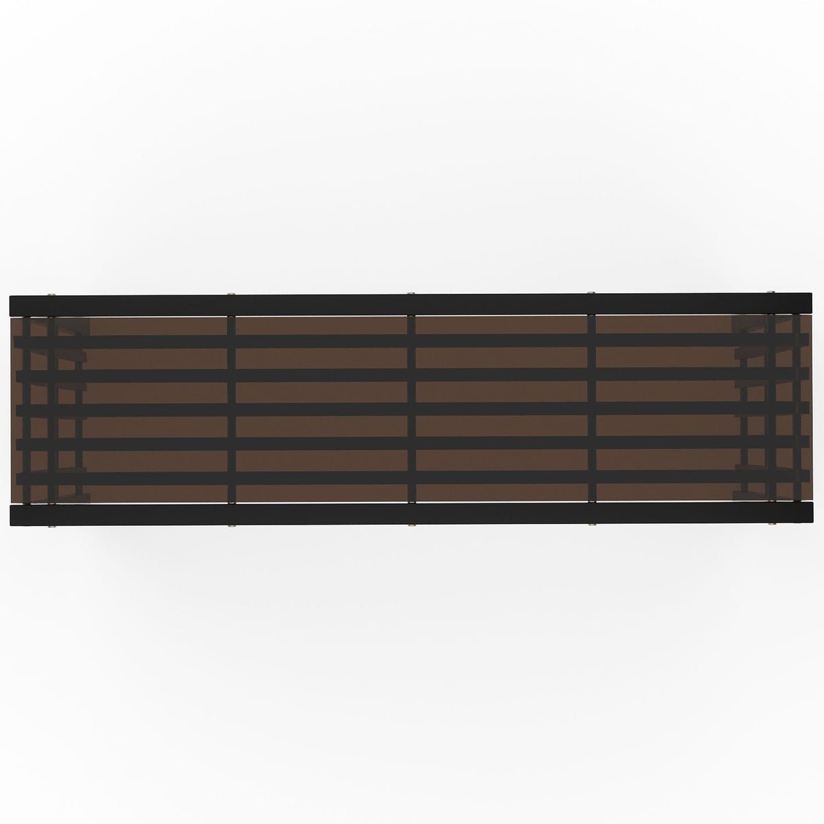 Pinstripe Dark Console Table