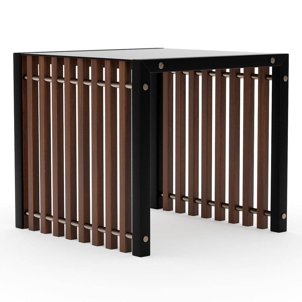 Pinstripe Dark Side Table