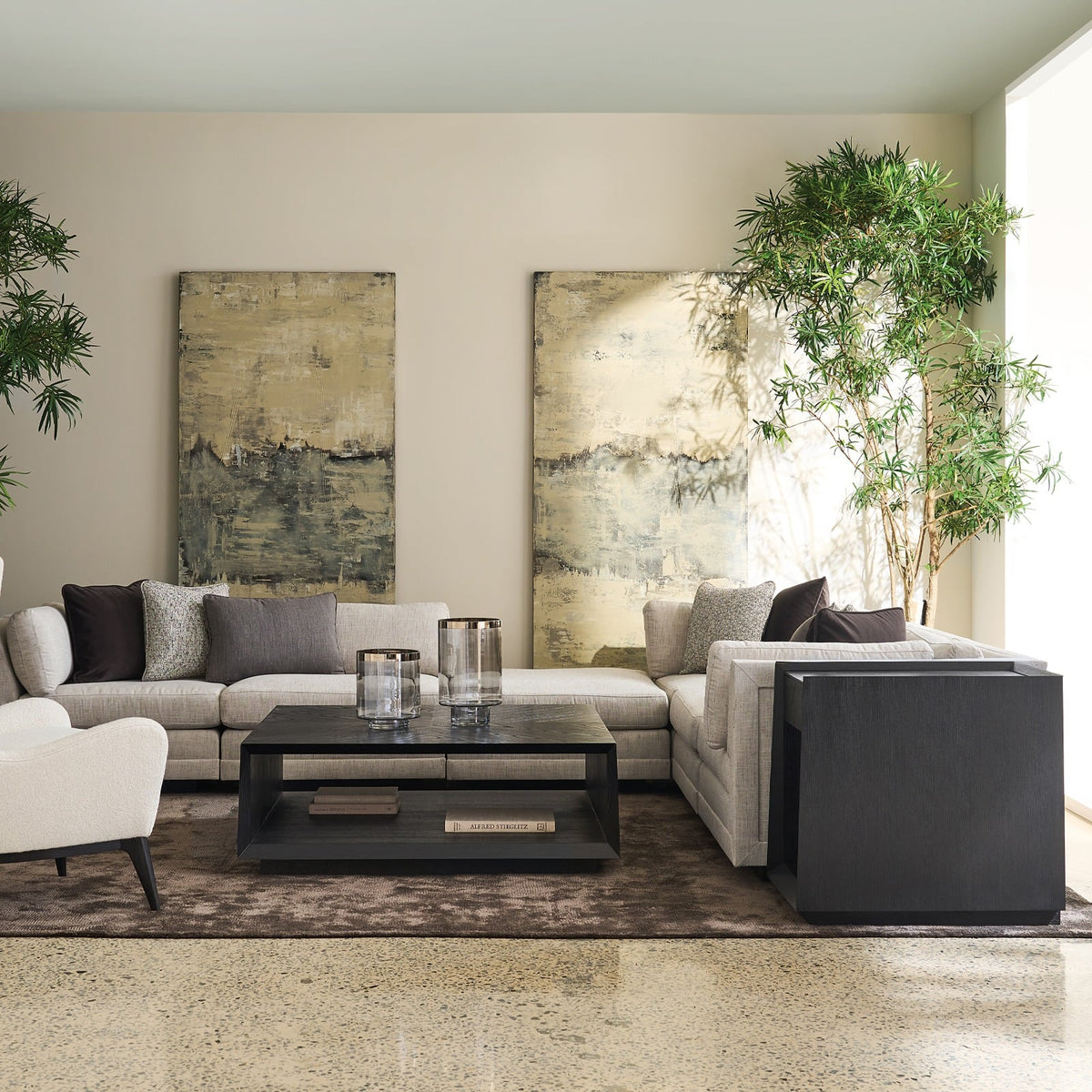 Boxcar Coffee Table in Dark
