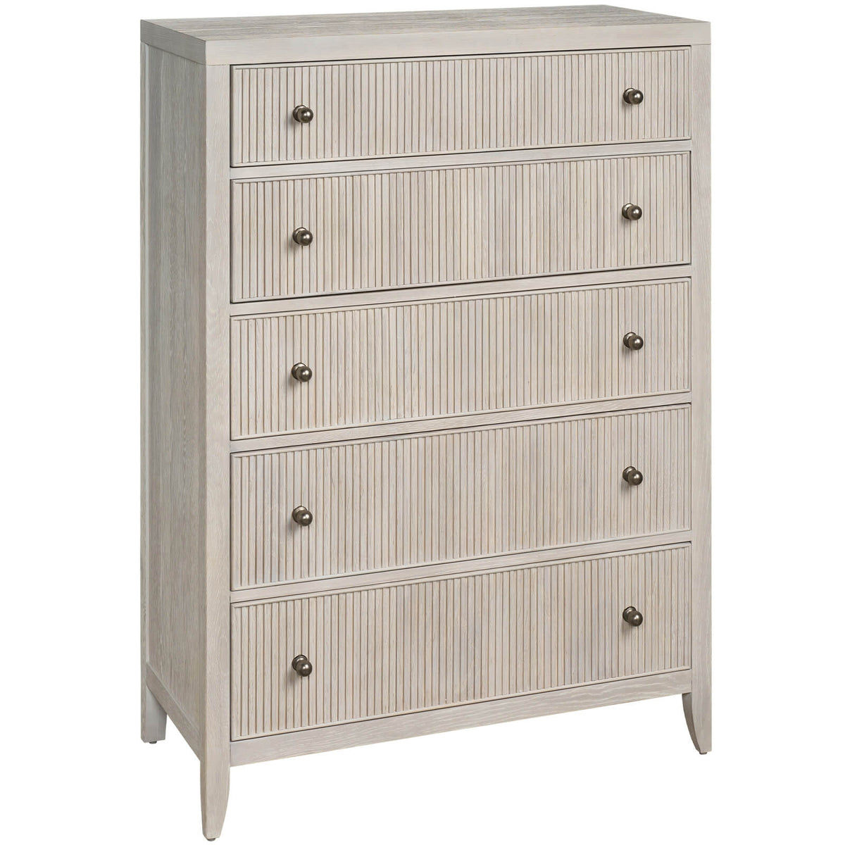 Carmen Tall Chest in White Oak