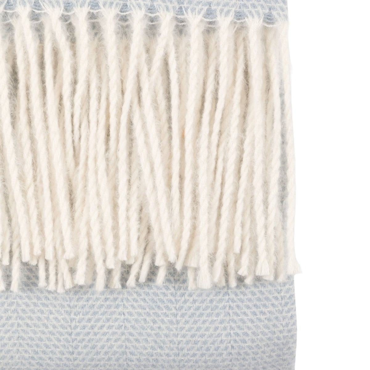 Cassis Herringbone Throw in Blue