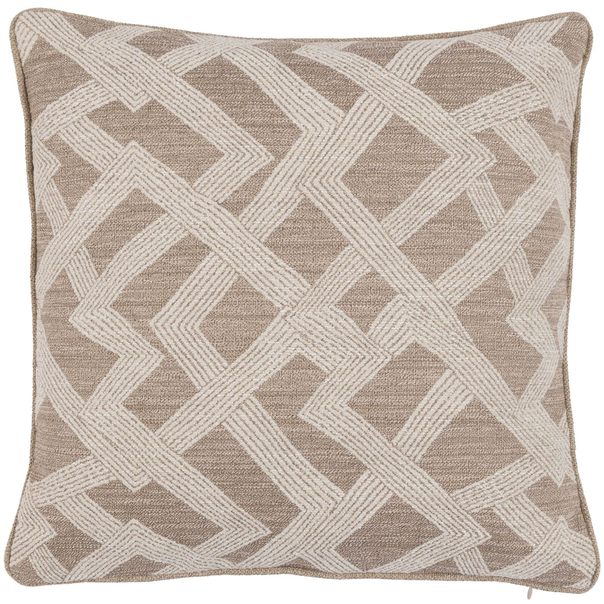 Celeste Jacquard Cushion in Neutral