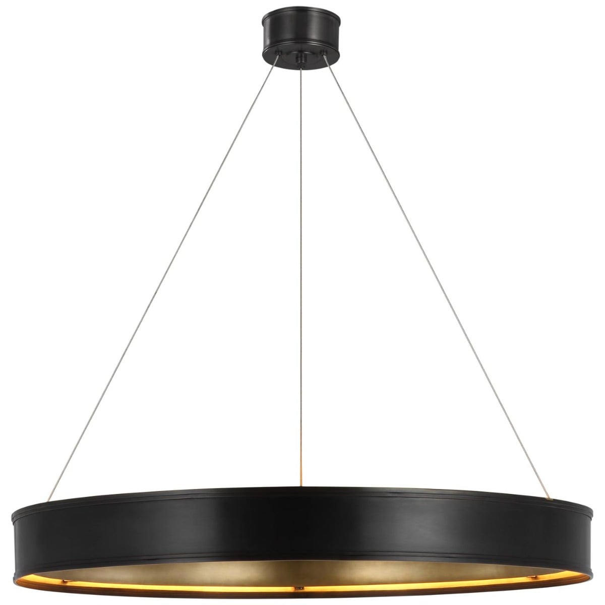 Connery 40" Ring Chandelier in Bronze