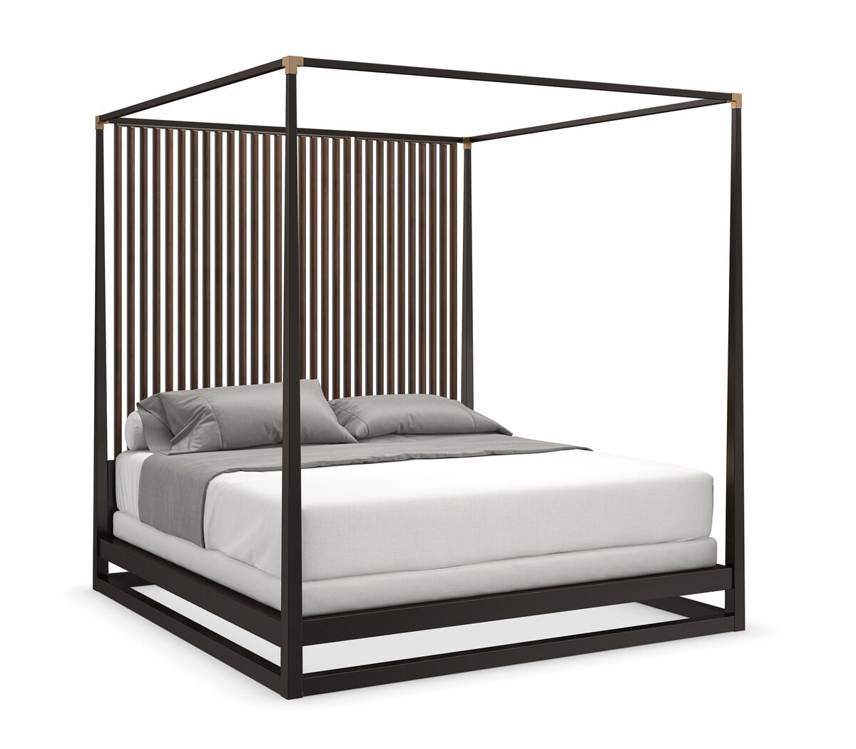Pinstripe US King Size Bed