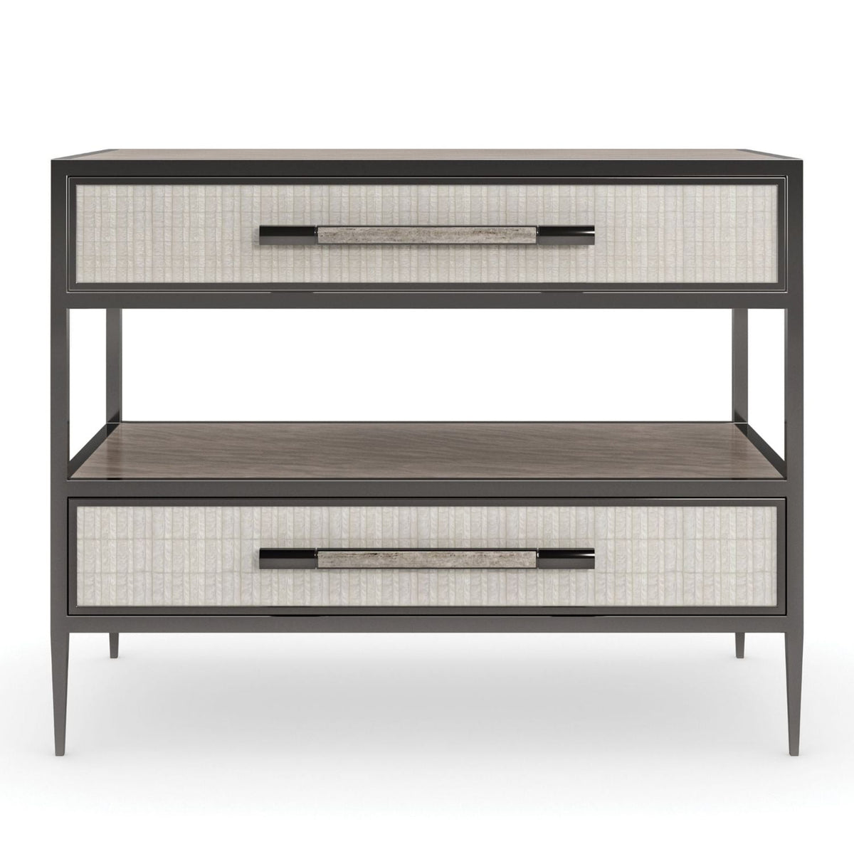 Dual Impressions Bedside Table