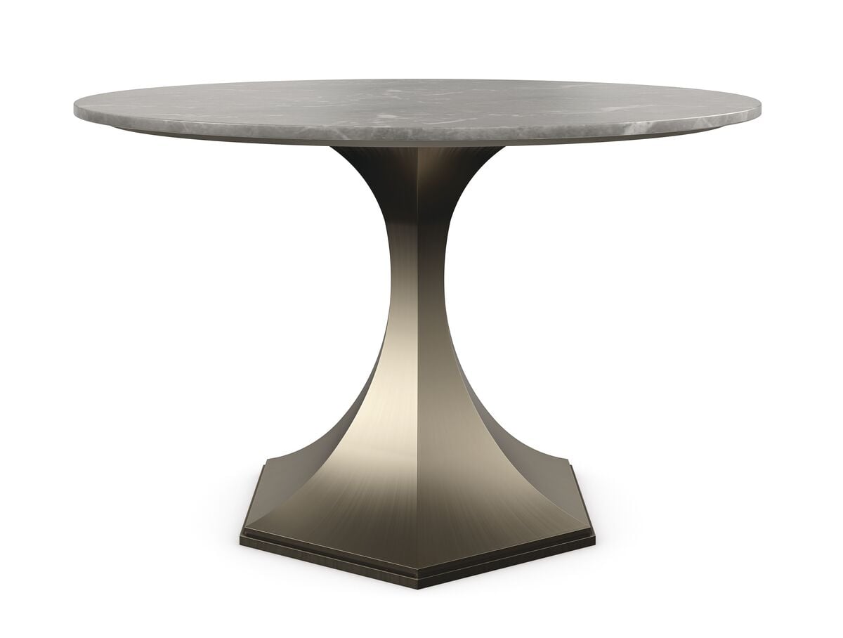 Classic Brass Dining Table - 121cm