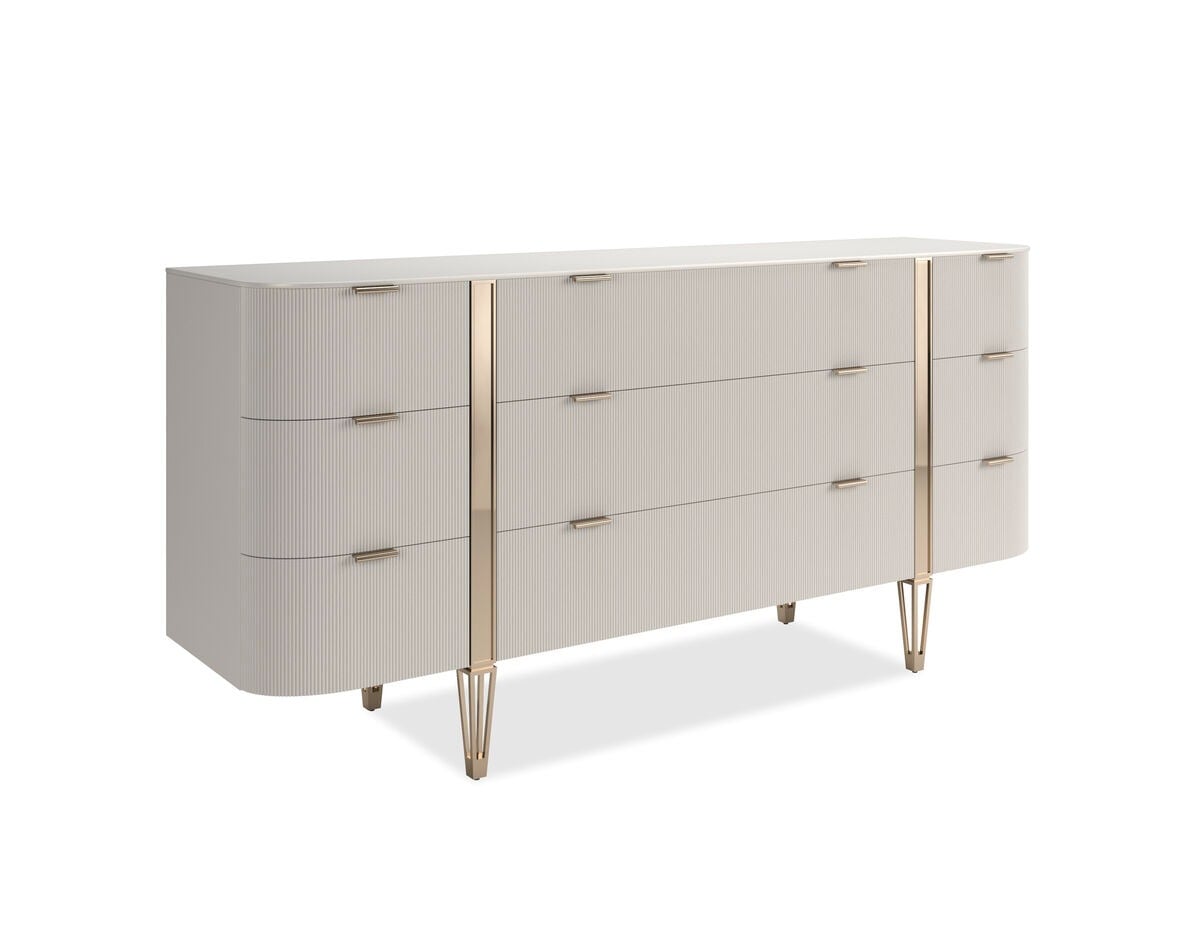 Love At First Sight Dresser in Matte Pearl - Small