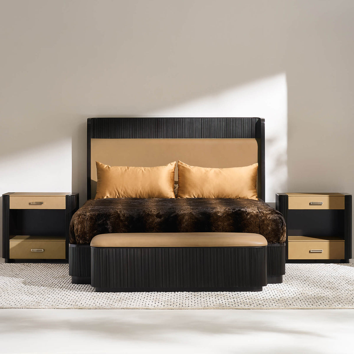 For The Love Of Bed Bench in Chocolate