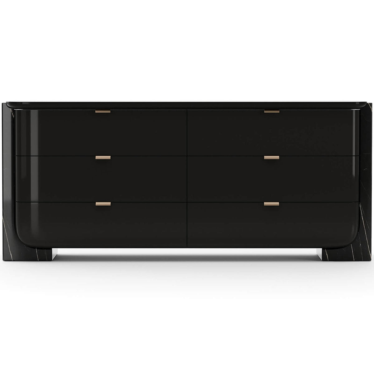 Overlap Chest of Drawers in Dark