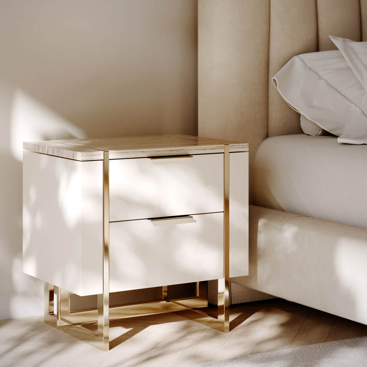 Wish You Were Here Bedside Table