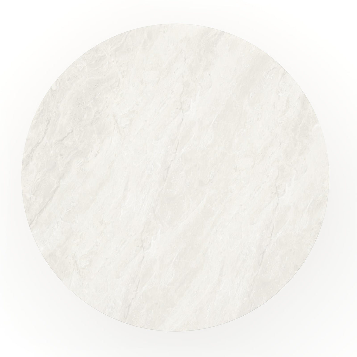 Rhythm Round Stone Top Dining Table - 147cm