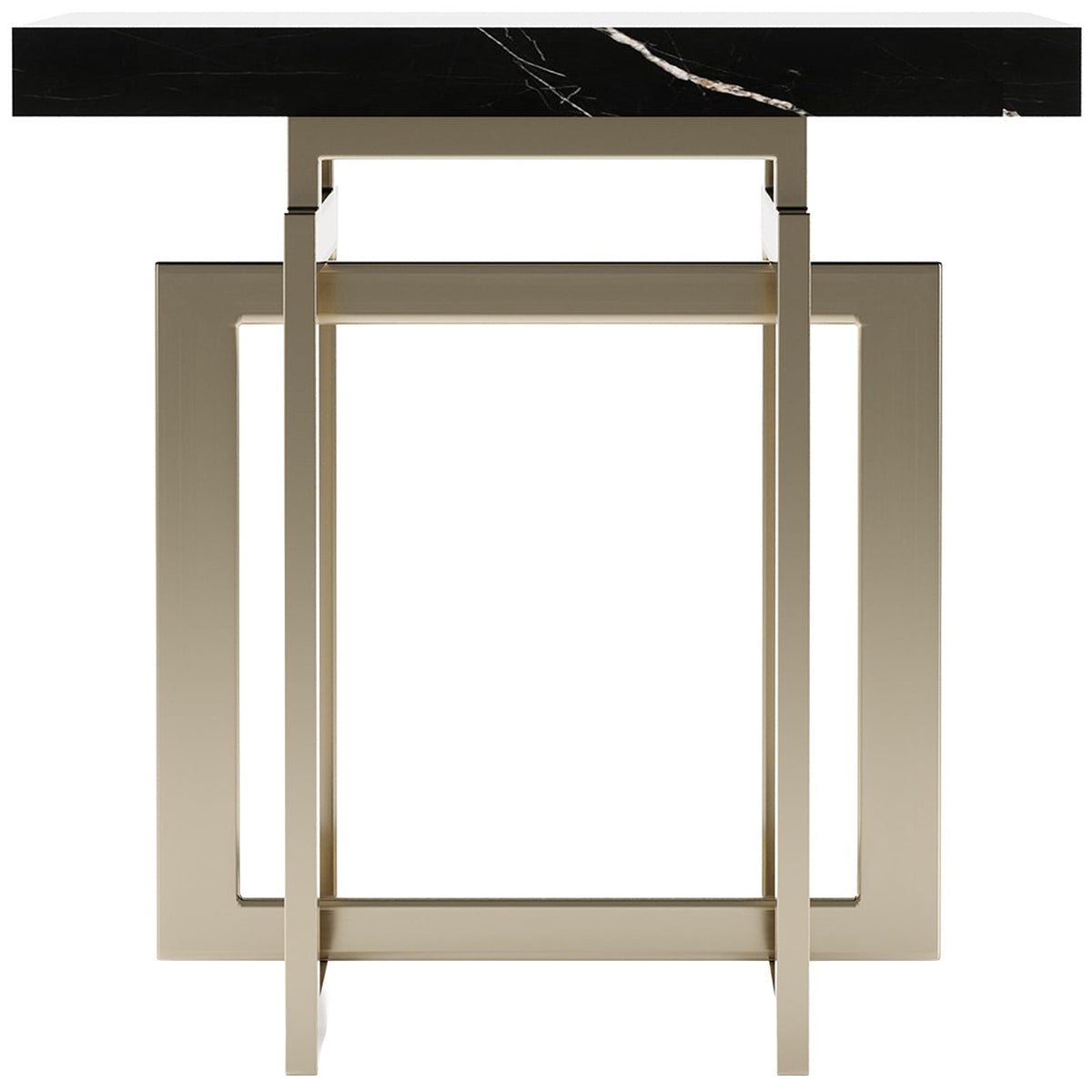 Wish You Were Here Square Side Table in Dark