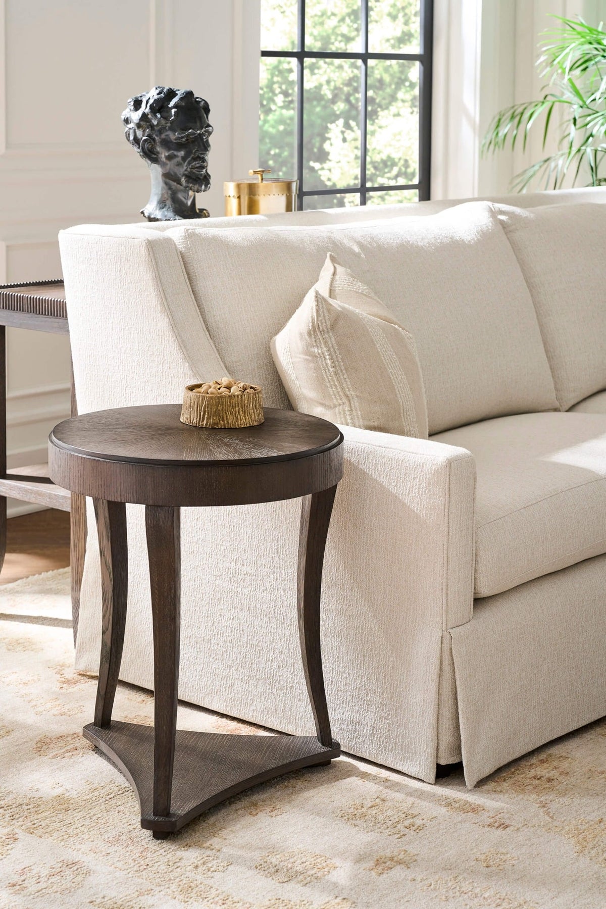 Cocoa Round Side Table