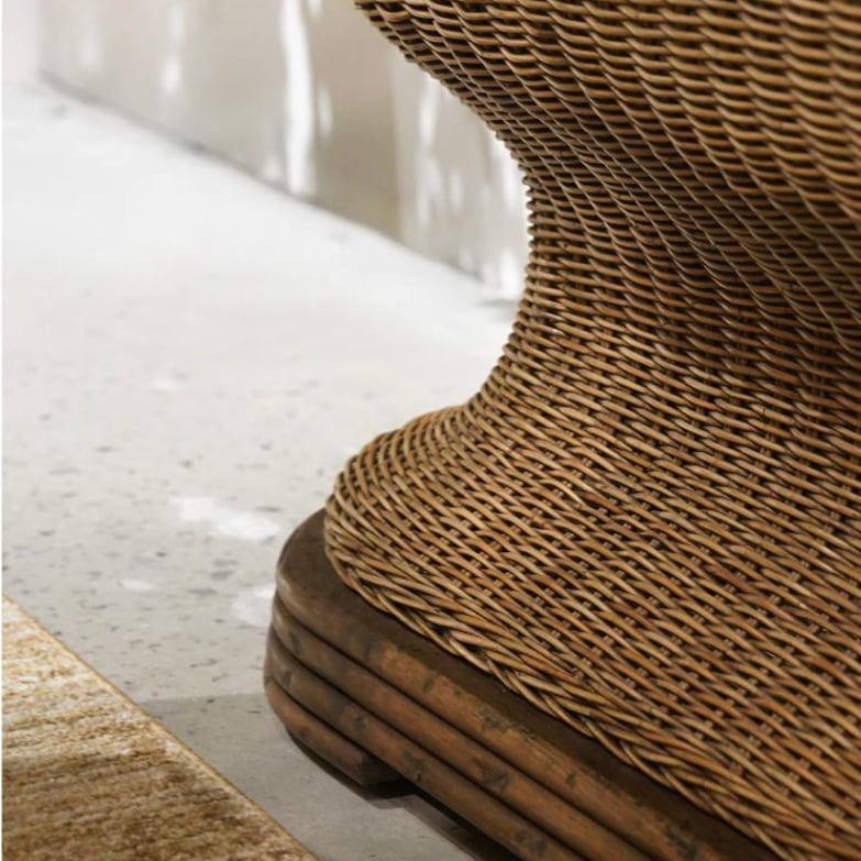 Palm Court Rattan Console Table