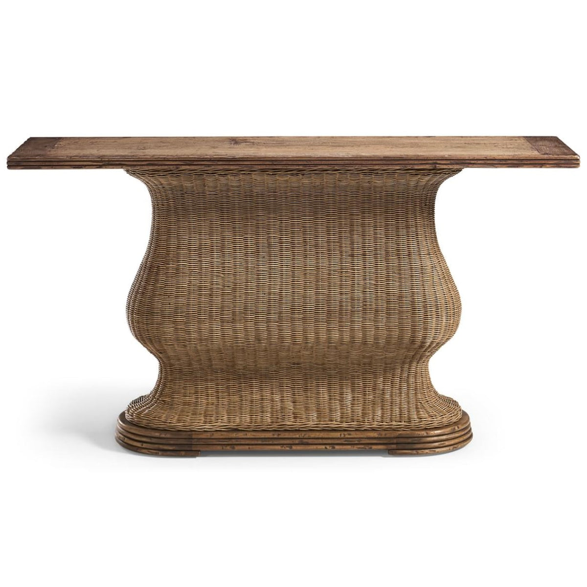 Palm Court Rattan Console Table