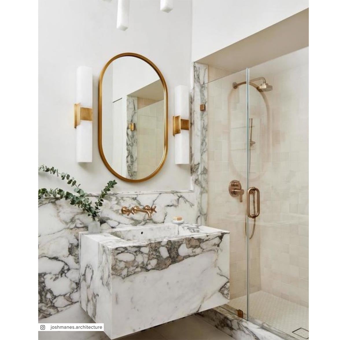 Covet Double Box Sconce in Antique-Burnished Brass with Alabaster