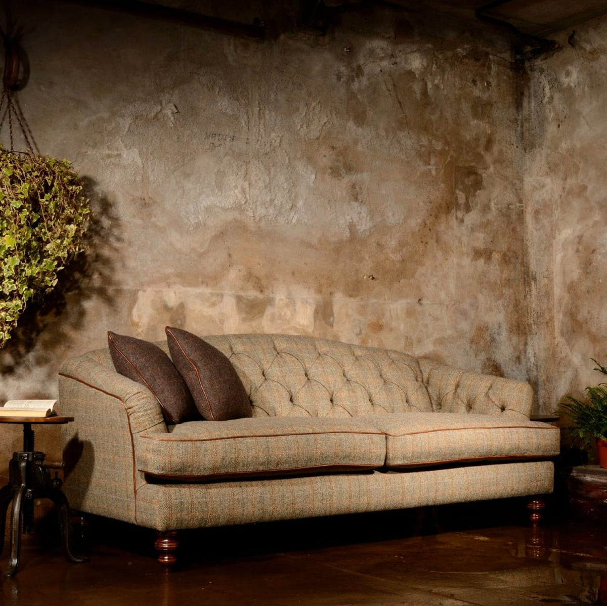 Dalmore Midi Sofa in Bracken Herringbone Made To Order