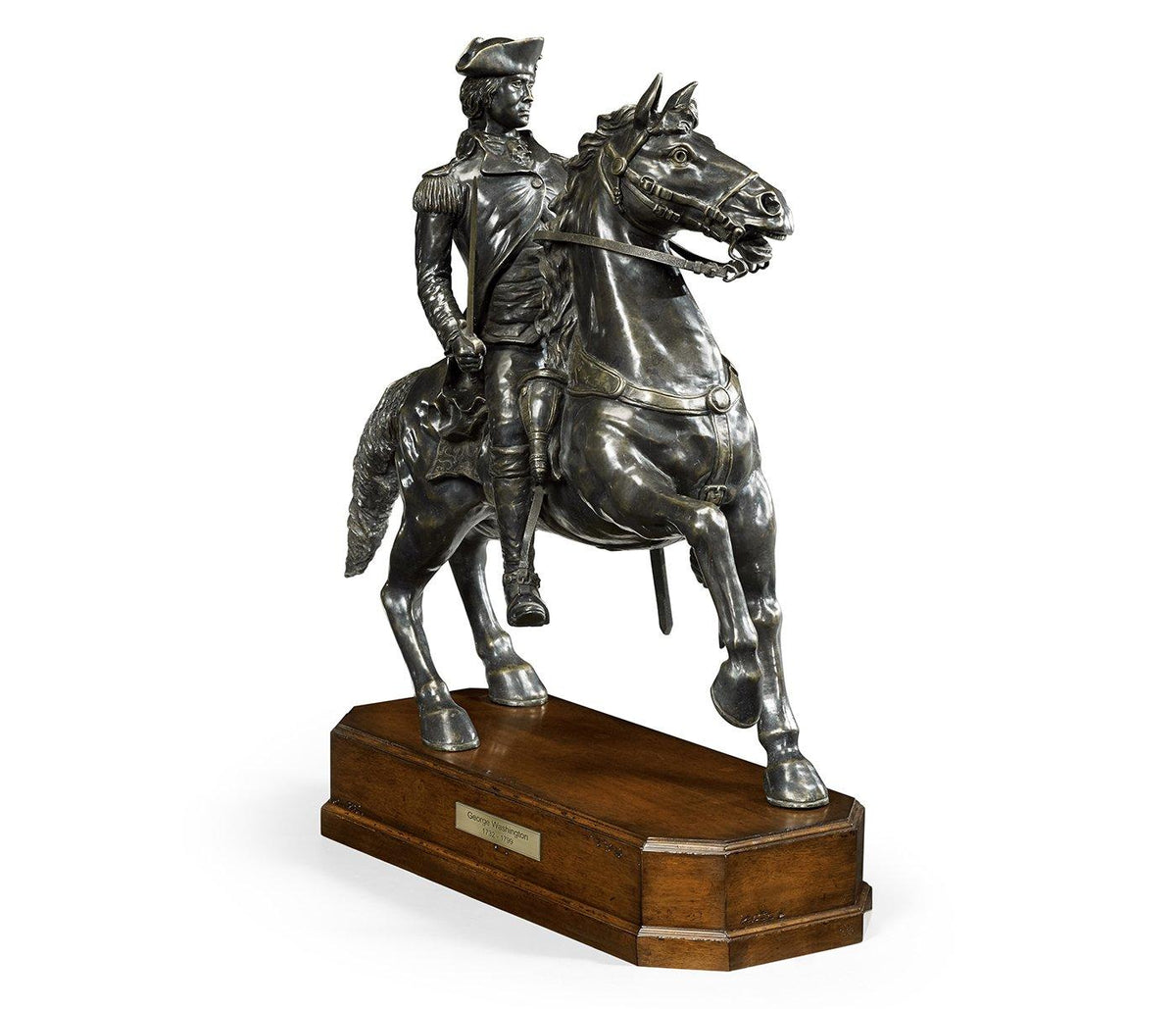 Dark Antique Bronze George Washington Statue