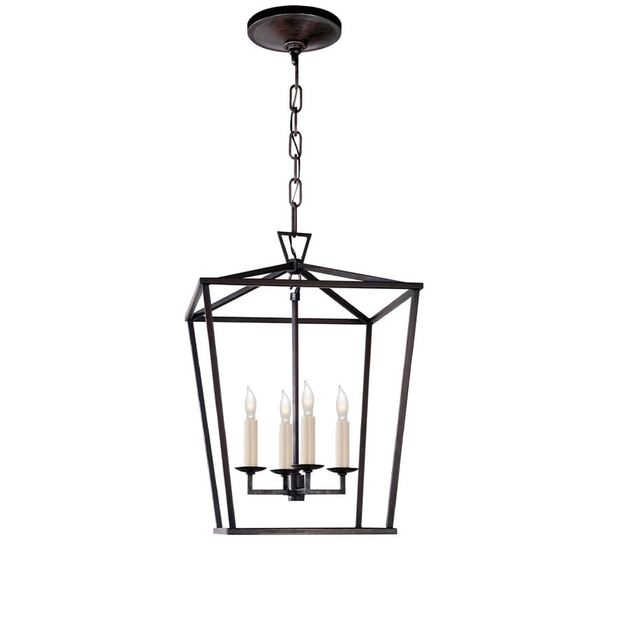 Darlana Small Lantern | Aged Iron