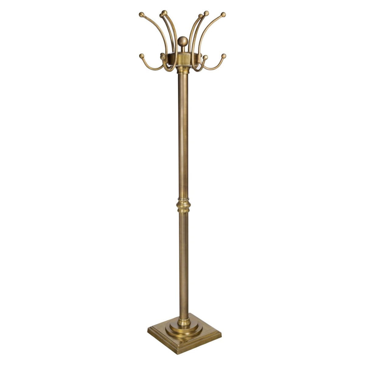 Darwy Coat Rack in Antique Brass