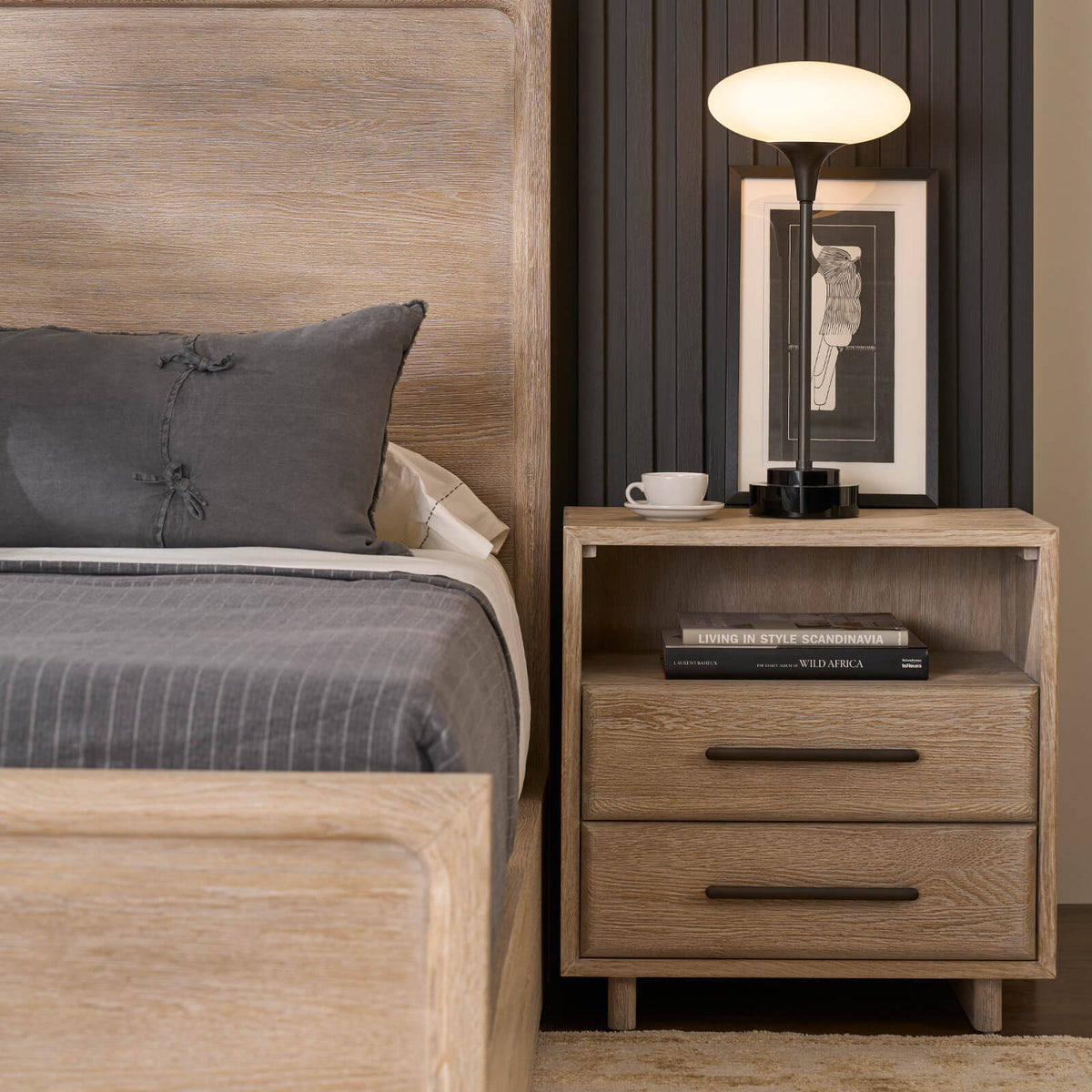Desert Open Storage Bedside Table