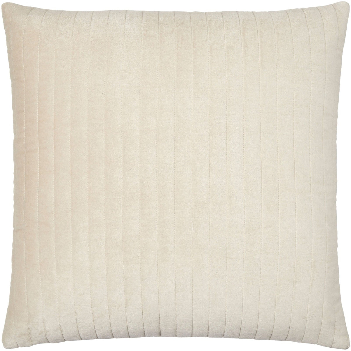 Digby Velvet Cushion in Oatmeal - 51 x 51 cm