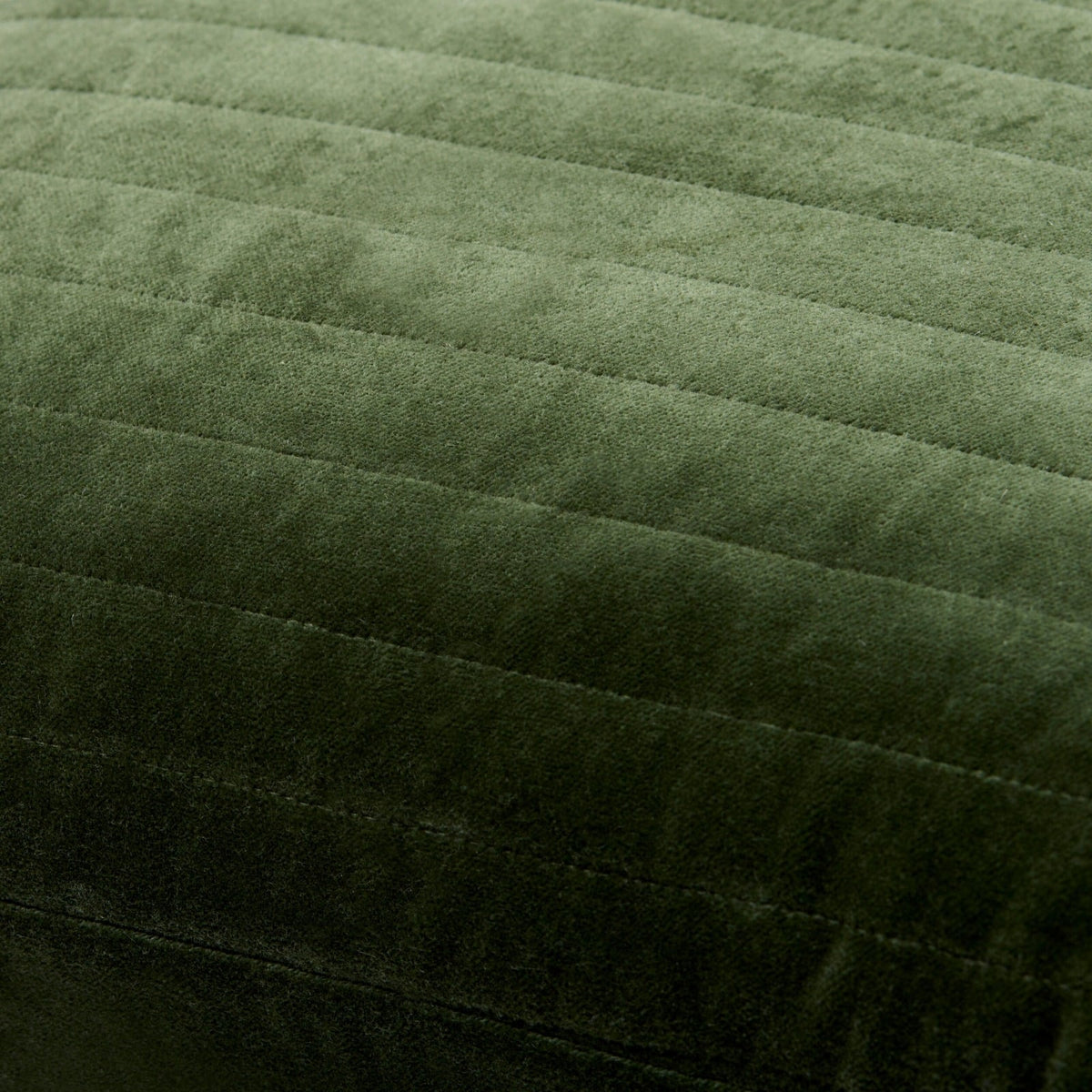 Digby Velvet Cushion in Forest Green - 51 x 51 cm