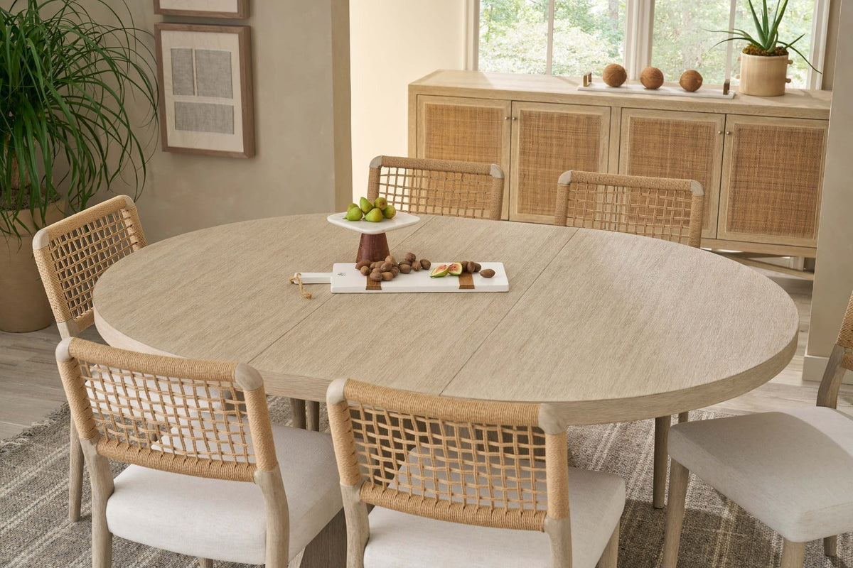 Dockside Round Extending Dining Table, 137-183cm