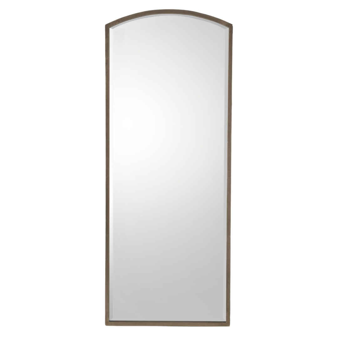 Watermoor Floor Length Mirror in Silver - Arched